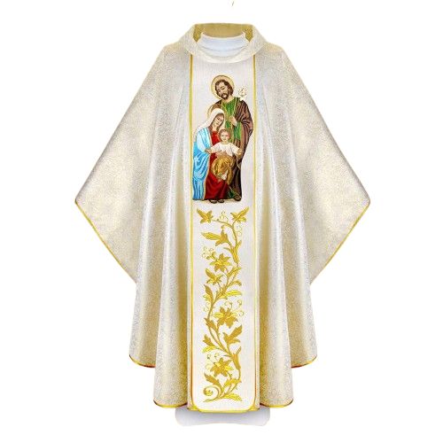 Ornat haftowany Boże Narodzenie (7U) - zdjęcie 2 - Ornat haftowany Boże Narodzenie (7U)