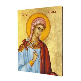 Ikona religijna święta Agata Sycylijska