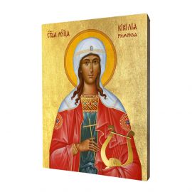 Ikona religijna święta Cecylia