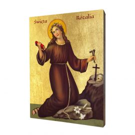 Ikona religijna święta Rozalia