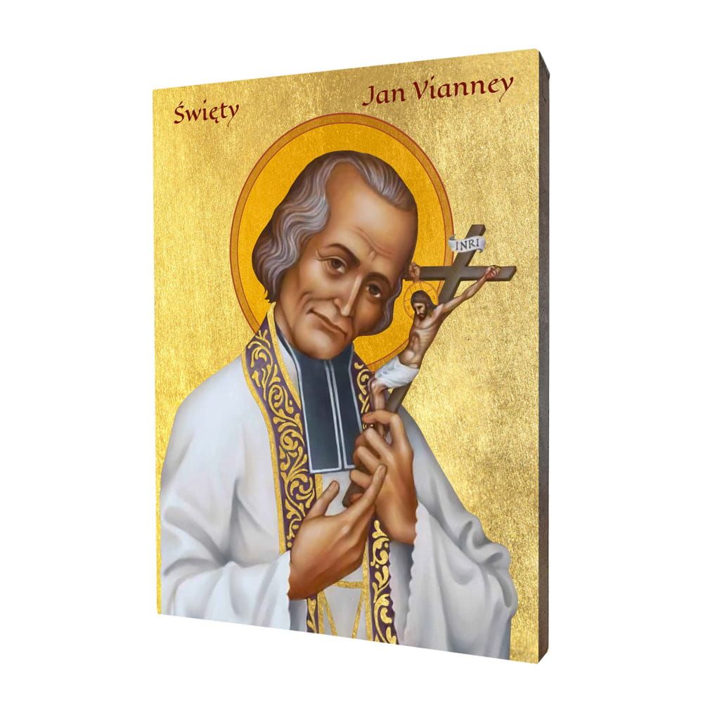 Ikona religijna święty Jan Vianney