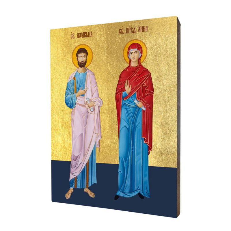 Ikona święci Joachim i Anna, rodzice Matki Bożej - 