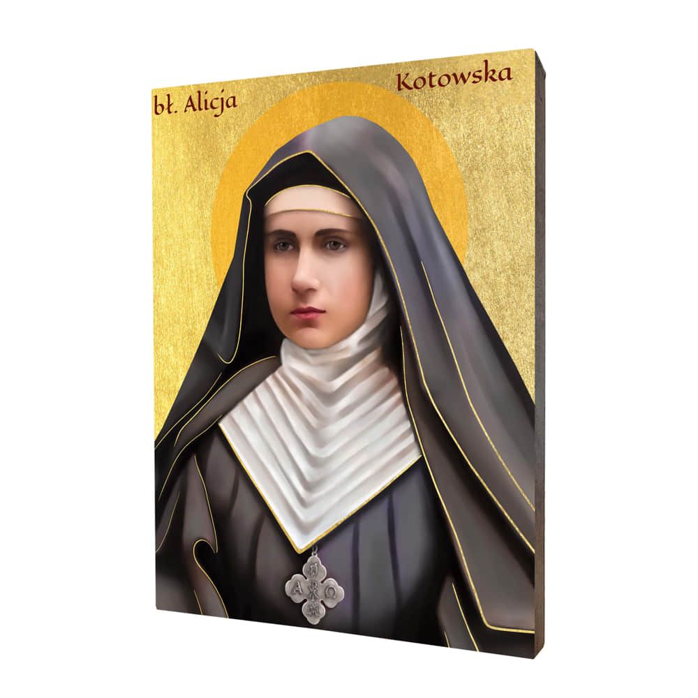 Ikona błogosławionej Alicji Kotowskiej