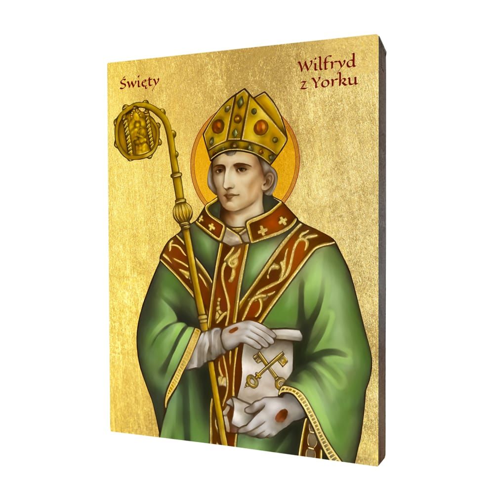 Święty Wilfryd z Yorku ikona religijna