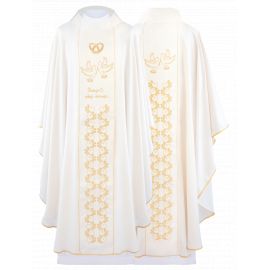 Ornat ślubny, ecru + stuła (148H)