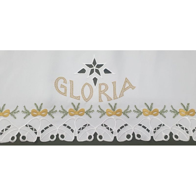 Obrus ołtarzowy haftowany GLORIA (237) - Obrus ołtarzowy haftowany GLORIA (237)