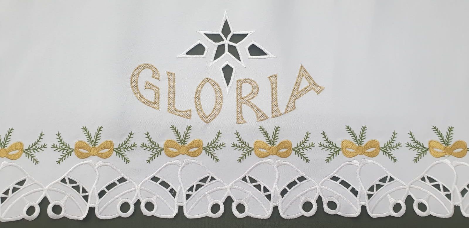 Obrus ołtarzowy haftowany GLORIA (237)