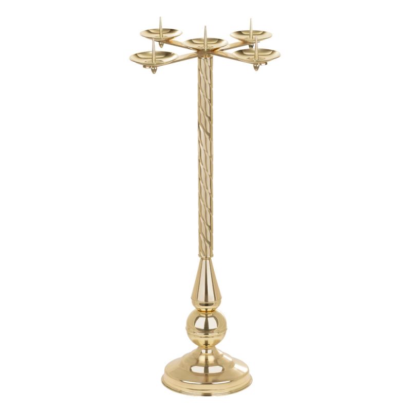 Lichtarz adwentowy na 5 świec - 92 cm - Lichtarz adwentowy na 5 świec - 92 cm