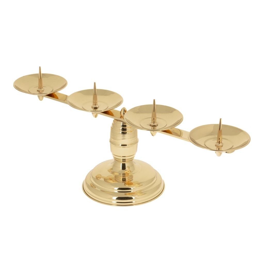 Lichtarz - 19 cm (17) - zdjęcie 2 - Lichtarz mosiężny - 19 cm (17)