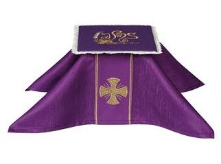 Welon na kielich - fioletowy - zdjęcie 2 - Welon na kielich - fioletowy