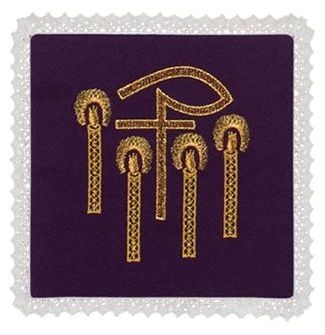 Palka fioletowa P + świece