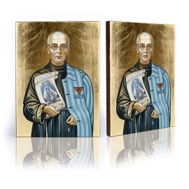 Ikona św. Maksymilian Kolbe