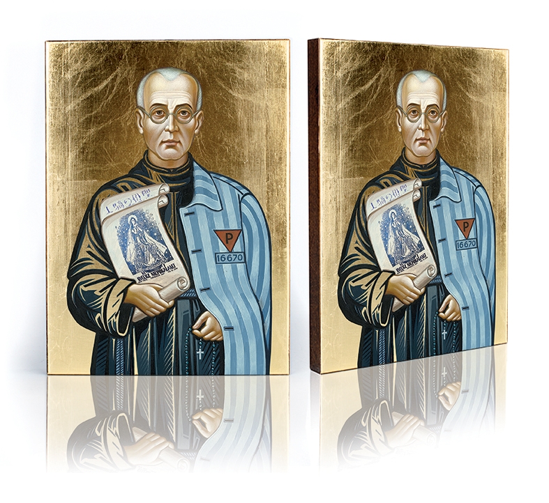 Ikona św. Maksymilian Kolbe