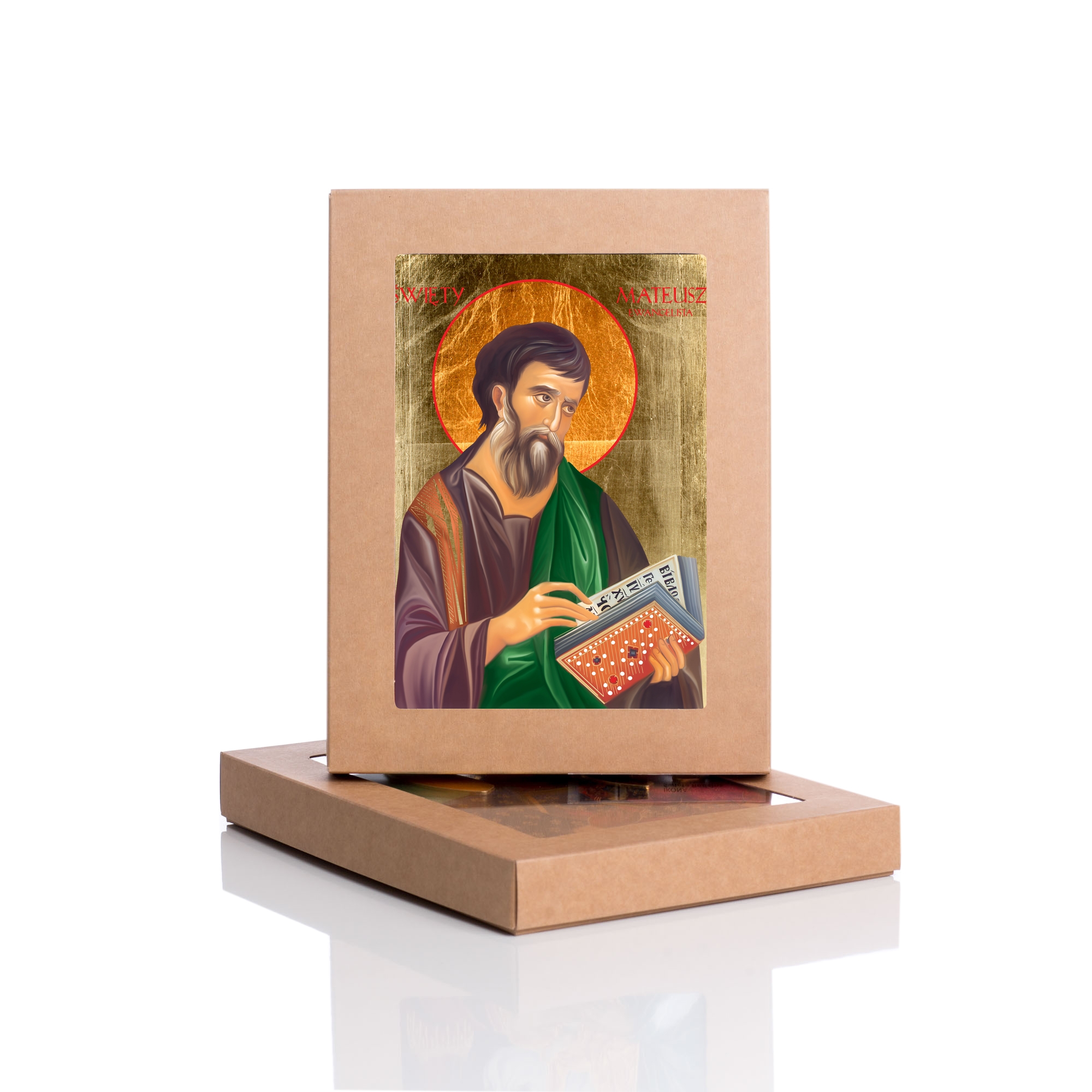 Ikona Święty Mateusz Ewangelista - zdjęcie 2 - Ikona Święty Mateusz Ewangelista