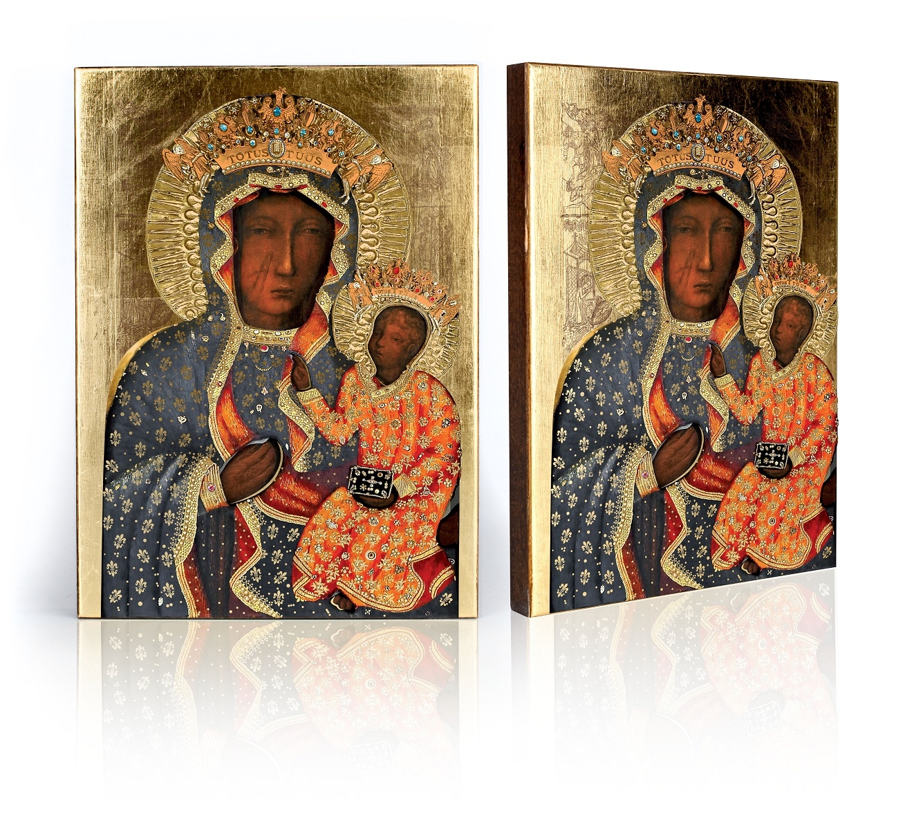 Ikona Matka Boska Częstochowska w sukni milenijnej