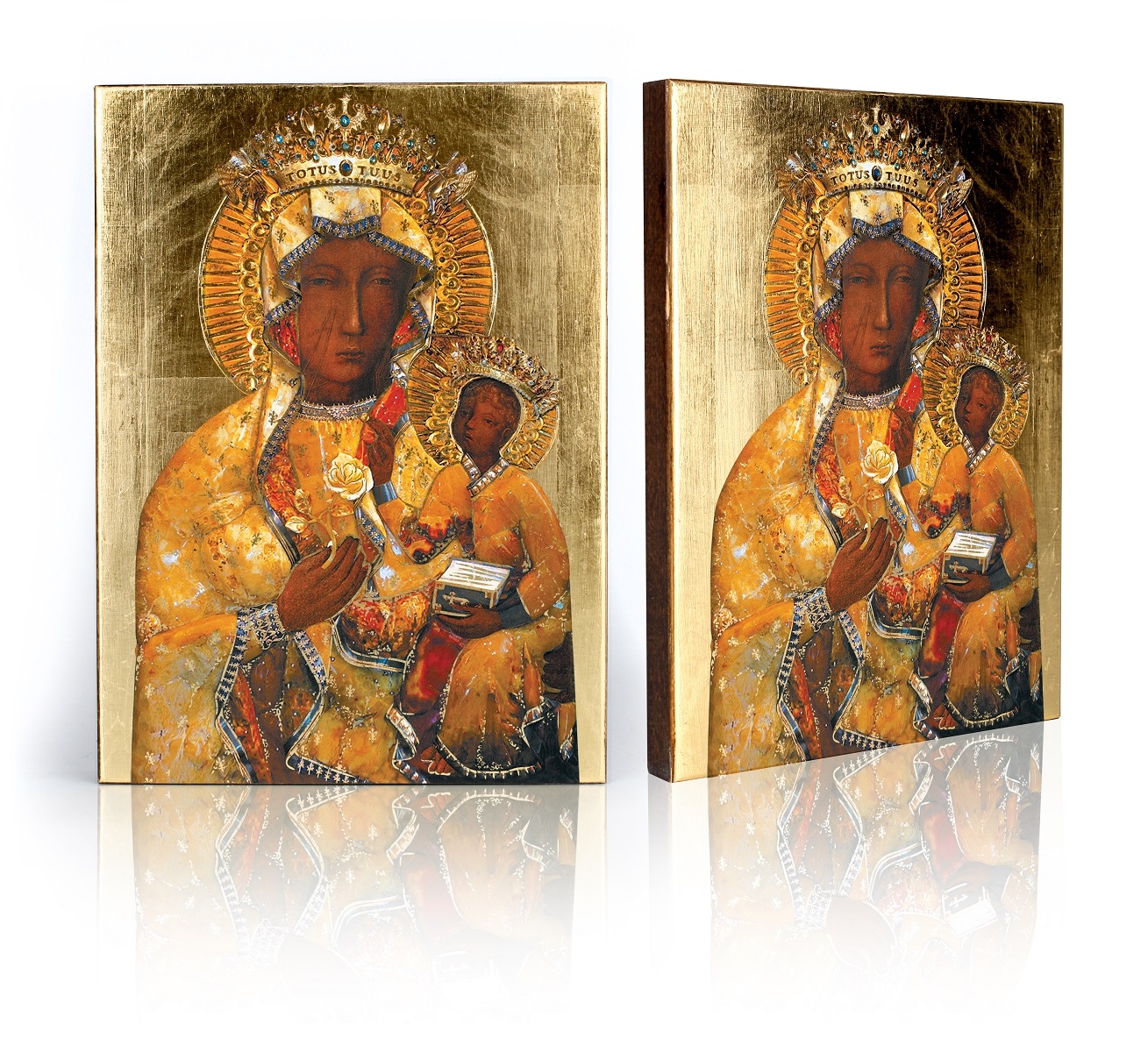 Ikona Matka Boża Częstochowska (w sukience bursztynowej)