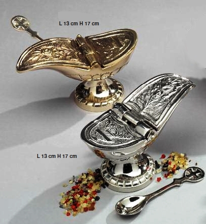 Łódka z łyżeczka - 2 modele (mosiądz, nikiel) - TRYBULARZE, ŁÓDKI - Nowość