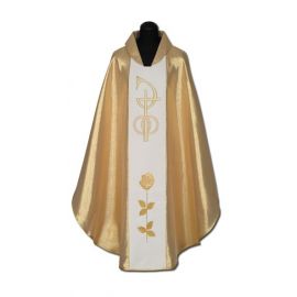 Ornat ślubny haftowany złoty