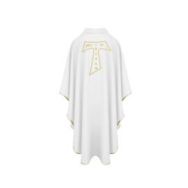 Embroidered altar tablecloth - IHS Chalice