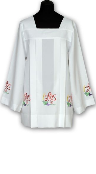 Komża żorżeta haftowana (8)