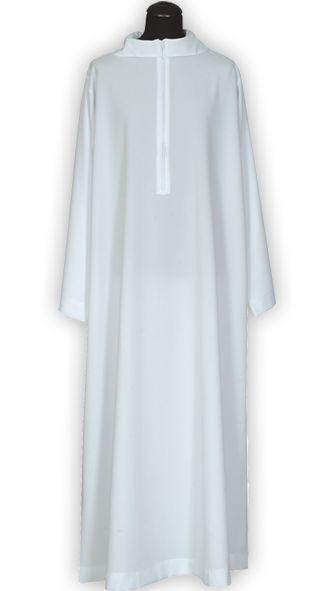 Alba kapłańska kaptur, bez zakładek