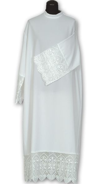 Alba kapłańska - szeroka gipiura