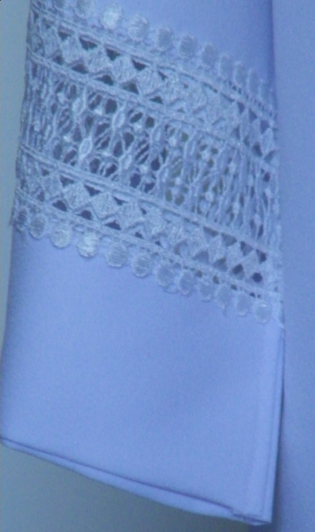 Alba kapłańska żorżeta - wstawka gipiurowa