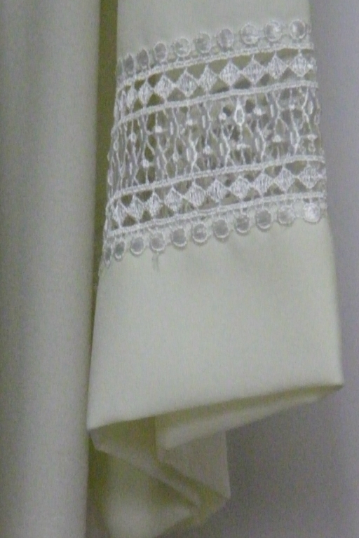 Alba kapłańska żorżeta - wstawka gipiurowa - zdjęcie 4 - Alba kapłańska żorżeta - wstawka gipiurowa