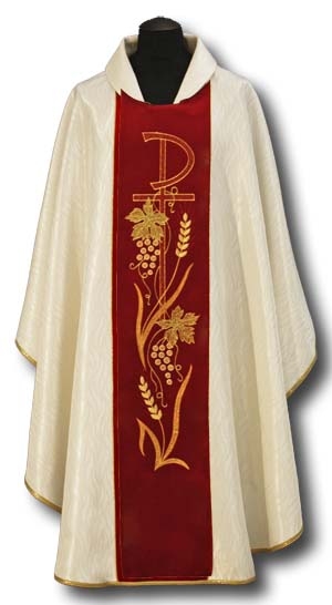 Ornat z adamaszku , pas aksamit (017)