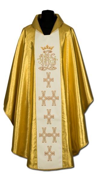 Ornat złoty, haftowany (020)