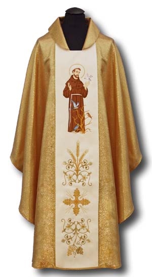 Ornat  haftowany św. Franciszek (2)