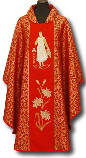 Ornat haftowany św. Karolina Kózkówna