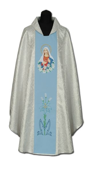 Ornat haftowany Serce Matki Bożej