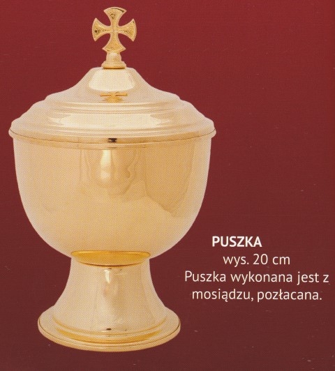 Puszka liturgiczna 20 cm (5) - zdjęcie 2 - Puszka liturgiczna 20 cm (5)