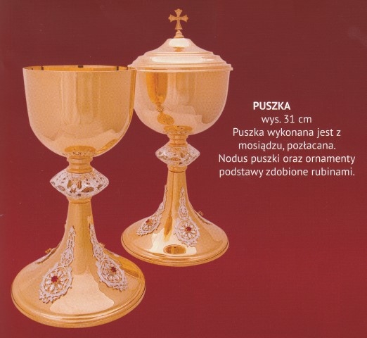 Puszka liturgiczna 31 cm (10) - zdjęcie 2 - Puszka liturgiczna 31 cm (10)