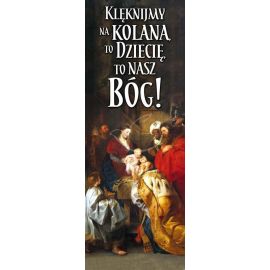 Baner Bożonarodzeniowy - Klęknijmy na kolana