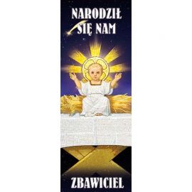 Baner Bożonarodzeniowy - Narodził się nam zbawiciel