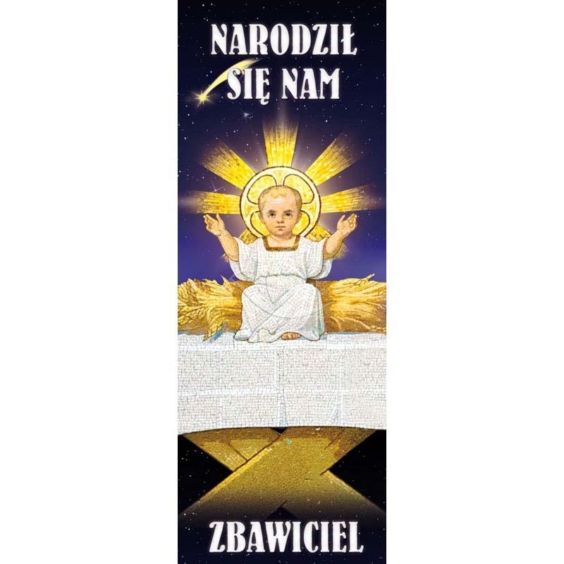Baner Bożonarodzeniowy - Narodził się nam zbawiciel