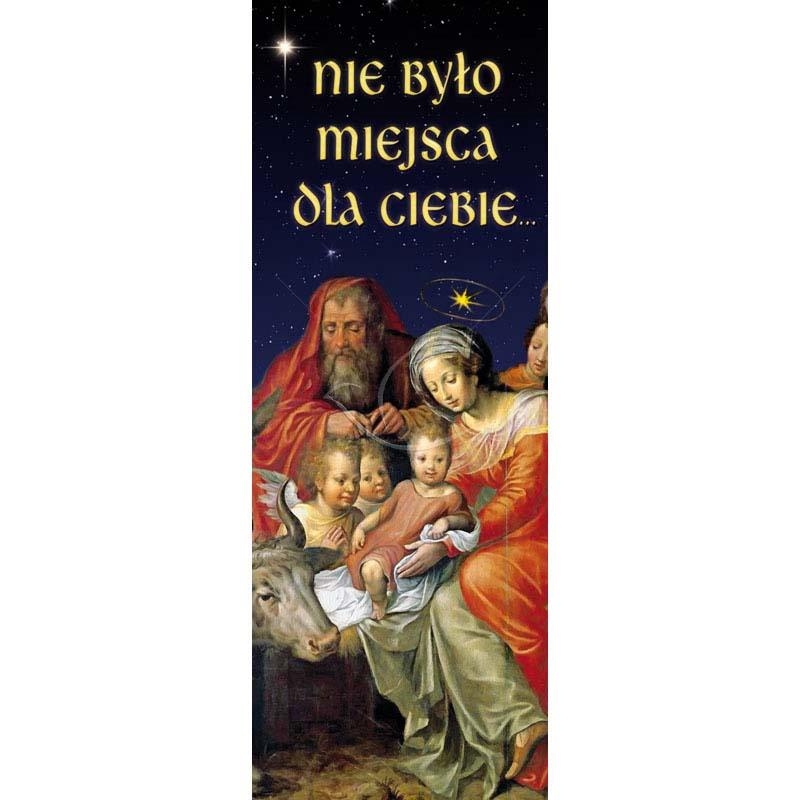 Baner Bożonarodzeniowy - Nie było miejsca dla Ciebie