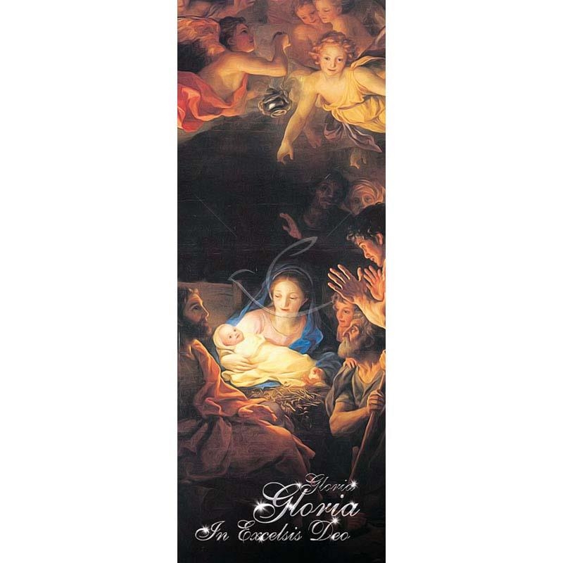 Baner Bożonarodzeniowy - Gloria Gloria in excelsis Deo (6)