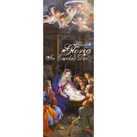 Baner Bożonarodzeniowy - Gloria Gloria in excelsis Deo (7)