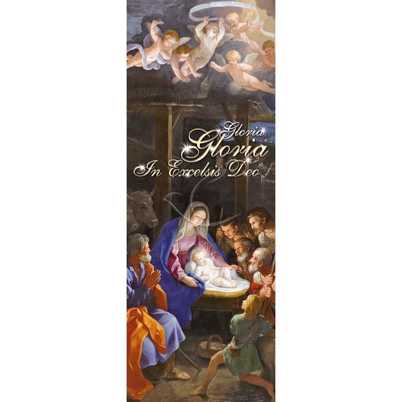 Baner Bożonarodzeniowy - Gloria Gloria in excelsis Deo (7)
