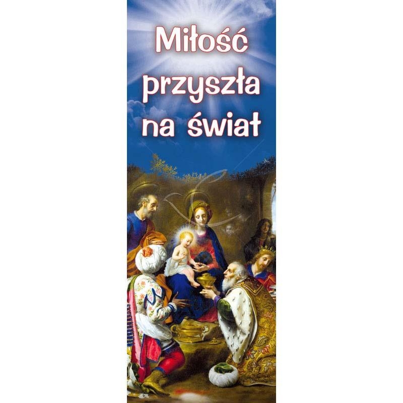 Baner Bożonarodzeniowy - Miłość przyszła na świat