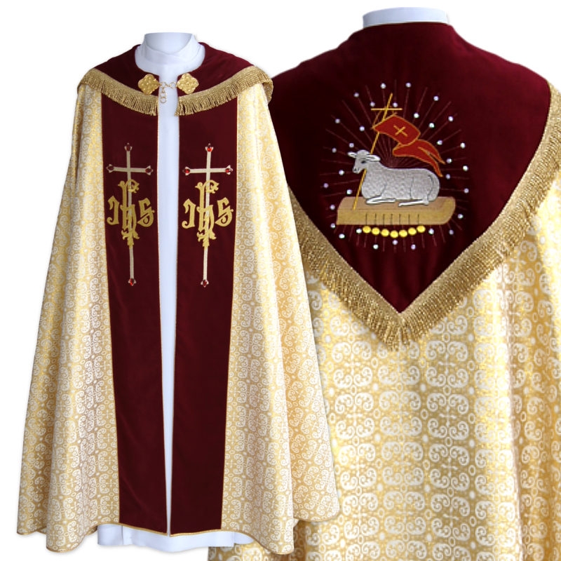 Kapa haftowana wielkanocna (14a) - KAPY LITURGICZNE