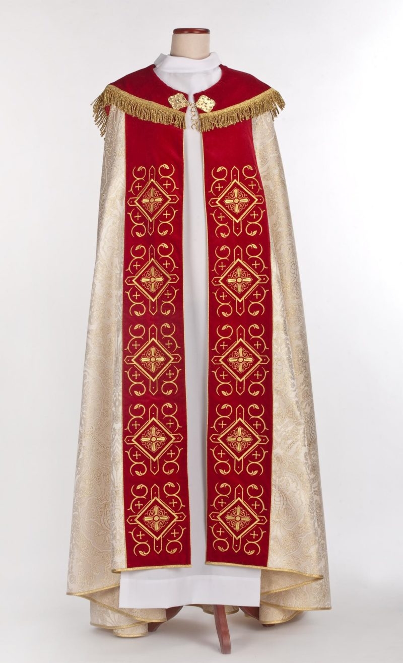 Kapa haftowana - kolory liturgiczne (12) - zdjęcie 2 - Kapa haftowana - kolory liturgiczne (12)