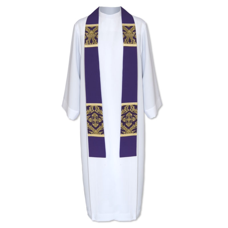 Stuła kapłańska fioletowa (43)