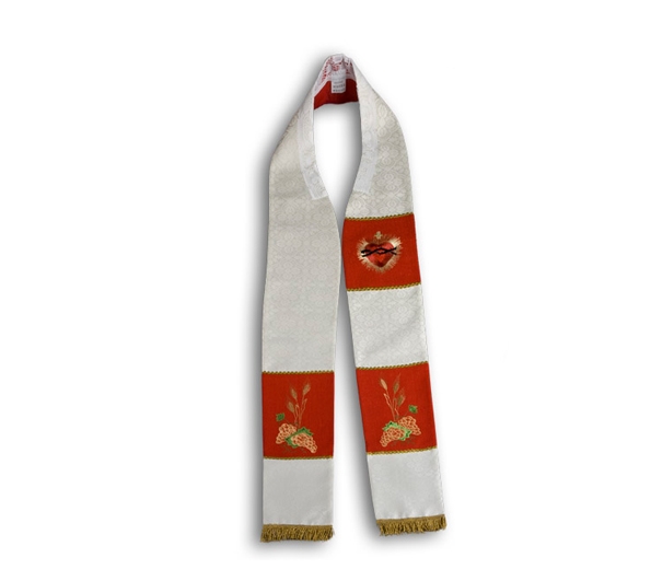 Stuła kapłańska - Serce Pana Jezusa