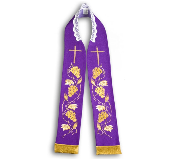 Stuła kapłańska haftowana (31)