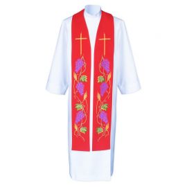 Stuła kapłańska haftowana - koncelebra (1) - zdjęcie 4 - Stuła kapłańska haftowana - koncelebra (1)