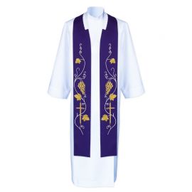 Stuła kapłańska haftowana - koncelebra (2) - zdjęcie 2 - Stuła kapłańska haftowana - koncelebra (2)